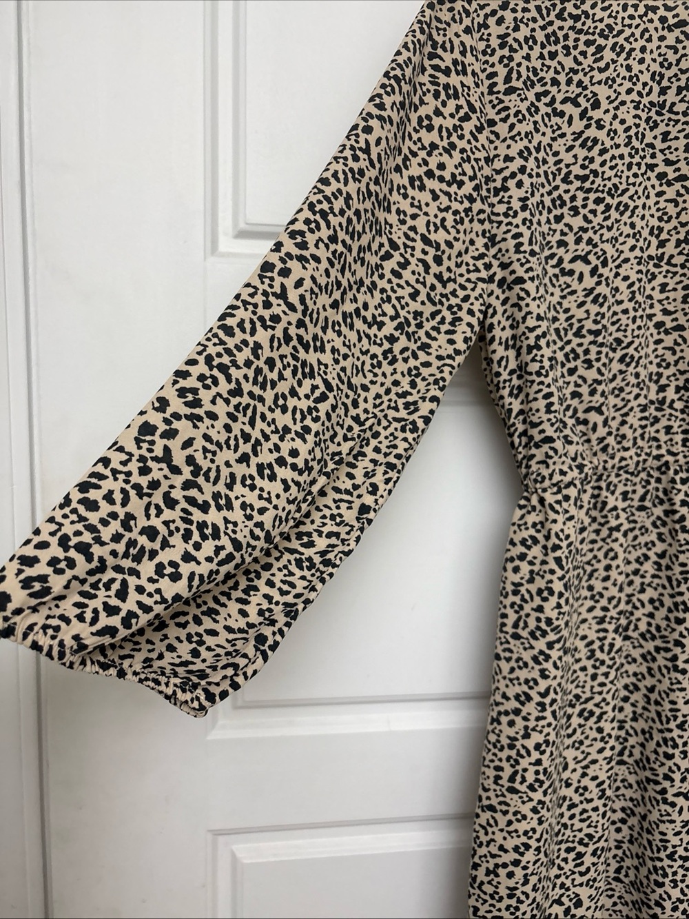 Abercrombie & Fitch Duster Cardigan Medium Cheetah Coverup NEW - Picture 4 of 5